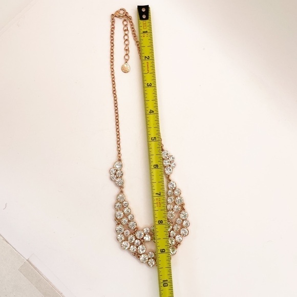 Charter Club Gold Tone Rhinestone Cluster Necklace - Picture 5 of 5